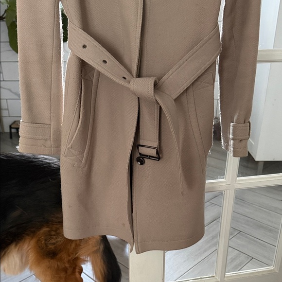Burberry Brit Wool Beige Trench Coat for Women - Picture 5 of 16